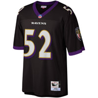 Ray Lewis Baltimore Ravens Football Jersey, Black Replica Sportswear Jersey Shirt, Lightweight Breathable Athletic Jersey, Casual Gift for Men