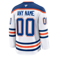 Edmonton Oilers Hockey Jersey, White Premium Sportswear Jersey Shirt, Long Sleeve Hockey Sweater Jersey, Casual Gift for Men, Style 202055769