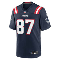 Romeo Doubs New England Patriots Football Jersey, Navy Game Sportswear Jersey Shirt, Lightweight Breathable Athletic Jersey, Casual Gift for Men