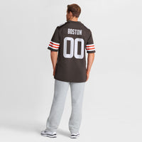 Denzel Boston Cleveland Browns Football Jersey, Brown Game Sportswear Jersey Shirt, Lightweight Breathable Athletic Jersey, Casual Gift for Men