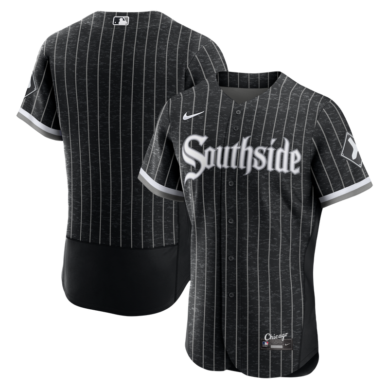 Chicago White Sox Baseball Jersey, Black Authentic Sportswear Jersey Shirt, Lightweight Breathable Athletic Jersey, Casual Gift for Men