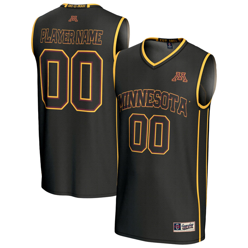 Minnesota Golden Gophers Basketball Jersey, Black Fashion Sportswear Jersey Shirt, Sleeveless Athletic Tank Jersey, Casual Gift for Men