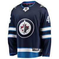 Cole Koepke Winnipeg Jets Hockey Jersey, Navy Breakaway Home Sportswear Jersey Shirt, Long Sleeve Hockey Sweater Jersey, Casual Gift for Men