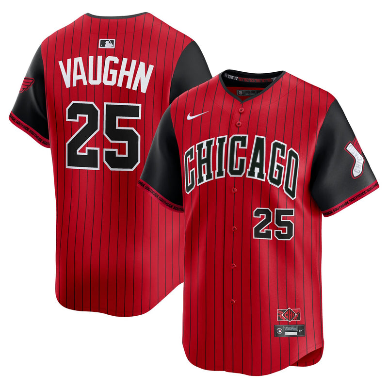 Andrew Vaughn Chicago White Sox Baseball Jersey, Black Sportswear Jersey Shirt, Lightweight Breathable Athletic Jersey, Casual Gift for Men