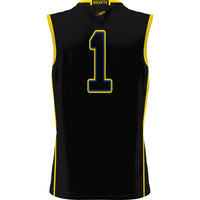 Toledo Rockets Basketball Jersey, Black Lightweight Sportswear Jersey Shirt, Sleeveless Athletic Tank Jersey, Casual Gift for Men