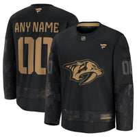 Nashville Predators Hockey Jersey, Black Sportswear Jersey Shirt, Long Sleeve Hockey Sweater Jersey, Casual Gift for Men, Style 202533030