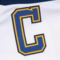 Chris Pronger St. Louis Blues Hockey Jersey, White Sportswear Jersey Shirt, Long Sleeve Hockey Sweater Jersey, Casual Gift for Men