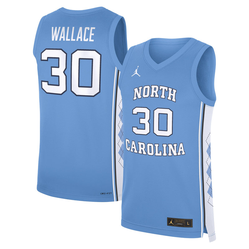 North Carolina Tar Heels Basketball Jersey, Blue Sportswear Jersey Shirt, Sleeveless Athletic Tank Jersey, Casual Gift for Men, Style 202754081