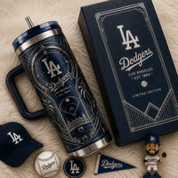 LAD Heritage Panel - Engraved Navy Tumbler Composition