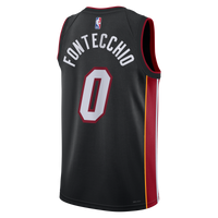 Simone Fontecchio Miami Heat Basketball Jersey, Black Swingman Sportswear Jersey Shirt, Sleeveless Athletic Tank Jersey, Casual Gift for Men