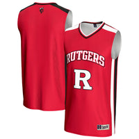 Rutgers Scarlet Knights Basketball Jersey, Basketball Sportswear Jersey Shirt, Sleeveless Athletic Tank Jersey, Casual Gift for Men