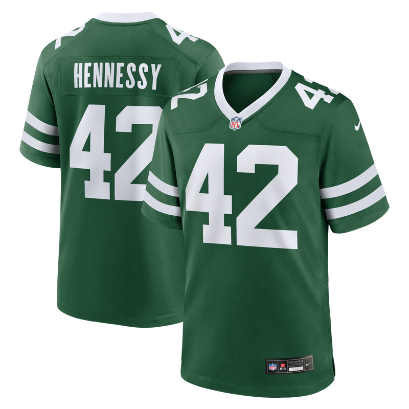 Thomas Hennessy New York Jets Football Jersey, Green Game Sportswear Jersey Shirt, Lightweight Breathable Athletic Jersey, Casual Gift for Men