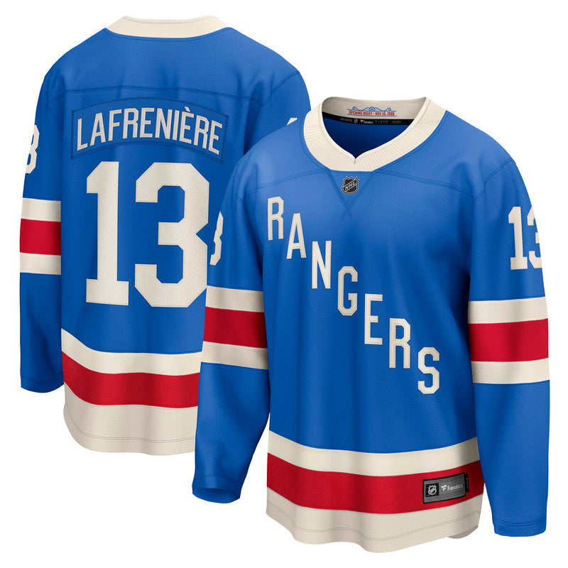 Alexis Lafreniere New York Rangers Hockey Jersey, Sportswear Jersey Shirt, Long Sleeve Hockey Jersey, Casual Gift for Men, Style 202461902