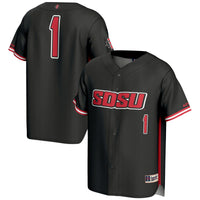 San Diego State Aztecs Baseball Jersey, Black Fashion Sportswear Jersey Shirt, Lightweight Breathable Athletic Jersey, Casual Gift for Men