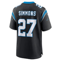 Isaiah Simmons Carolina Panthers Football Jersey, Black Sportswear Jersey Shirt, Lightweight Breathable Athletic Jersey, Casual Gift for Men