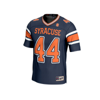 Lightweight Collegiate Football Jersey, Orange Fashion Sportswear Jersey Shirt, Lightweight Breathable Athletic Jersey, Casual Gift for Men