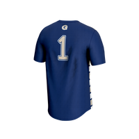 Georgetown Hoyas Soccer Jersey, Navy Fashion Lightweight Sportswear Jersey Shirt, Lightweight Breathable Athletic Jersey, Casual Gift for Men