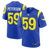 Darryl Peterson Los Angeles Rams Football Jersey, Royal Sportswear Jersey Shirt, Lightweight Breathable Athletic Jersey, Casual Gift for Men