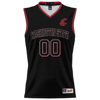 Washington State Cougars Basketball Jersey, Black Sportswear Jersey Shirt, Sleeveless Athletic Tank Jersey, Casual Gift for Men