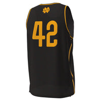 Notre Dame Fighting Irish Basketball Jersey, Black Replica Sportswear Jersey Shirt, Sleeveless Athletic Tank Jersey, Casual Gift for Men