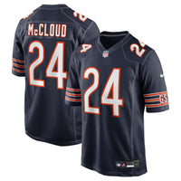 Nick McCloud Chicago Bears Football Jersey, Navy Game Sportswear Jersey Shirt, Lightweight Breathable Athletic Jersey, Casual Gift for Men