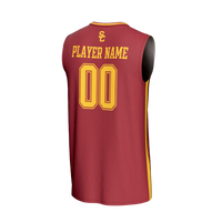 USC Trojans Basketball Jersey, Cardinal Fashion Sportswear Jersey Shirt, Sleeveless Athletic Tank Jersey, Casual Gift for Men, Style 202342994