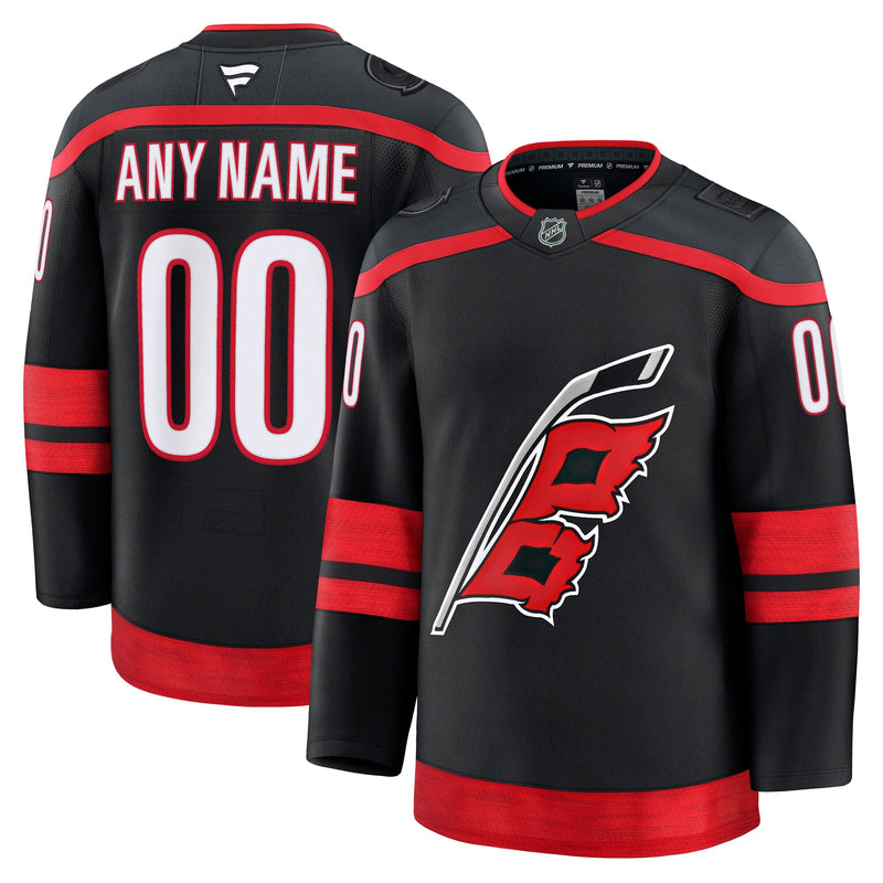 Carolina Hurricanes Hockey Jersey, Black Sportswear Jersey Shirt, Long Sleeve Hockey Sweater Jersey, Casual Gift for Men, Style 202055748