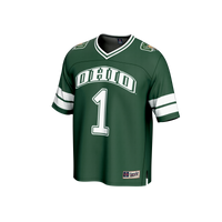 Ohio Bobcats Football Jersey, Green Fashion Lightweight Sportswear Jersey Shirt, Lightweight Breathable Athletic Jersey, Casual Gift for Men
