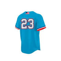 Louisiana Tech Bulldogs Lightweight Baseball Jersey, Royal Sportswear Jersey Shirt, Lightweight Breathable Athletic Jersey, Casual Gift for Men