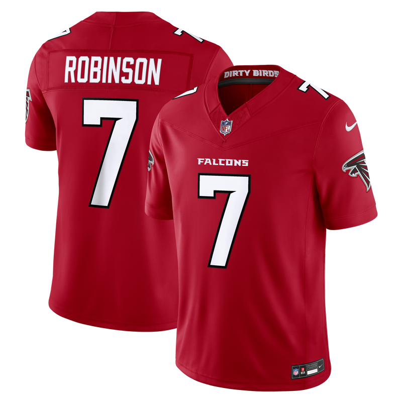 Bijan Robinson Atlanta Falcons Football Jersey, Red Limited Sportswear Jersey Shirt, Lightweight Breathable Athletic Jersey, Casual Gift for Men