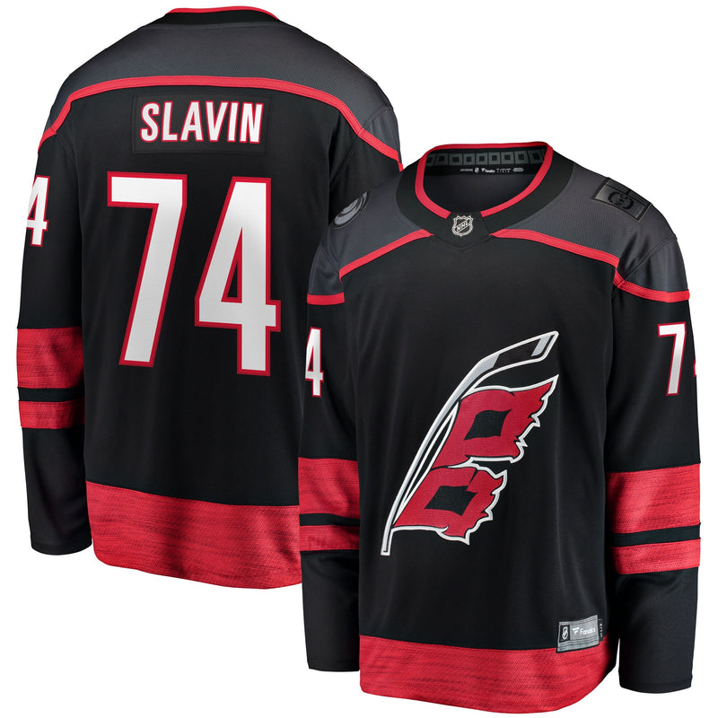 Jaccob Slavin Carolina Hurricanes Hockey Jersey, Sportswear Jersey Shirt, Long Sleeve Hockey Sweater Jersey, Casual Gift for Men, Style 5135839