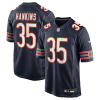 Deion Hankins Chicago Bears Football Jersey, Navy Game Sportswear Jersey Shirt, Lightweight Breathable Athletic Jersey, Casual Gift for Men