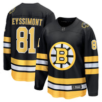 Michael Eyssimont Boston Bruins Hockey Jersey, Black Breakaway Sportswear Jersey Shirt, Long Sleeve Hockey Sweater Jersey, Casual Gift for Men