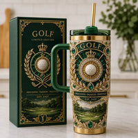 GOLF, Est. 1457 - Emerald and Gilt Heirloom Tumbler