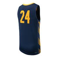 Cal Bears Basketball Jersey, Navy Replica Sportswear Jersey Shirt, Sleeveless Athletic Tank Jersey, Casual Gift for Men, Style 200257923