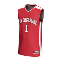 San Diego State Aztecs Basketball Jersey, Cardinal Fashion Sportswear Jersey Shirt, Sleeveless Athletic Tank Jersey, Casual Gift for Men