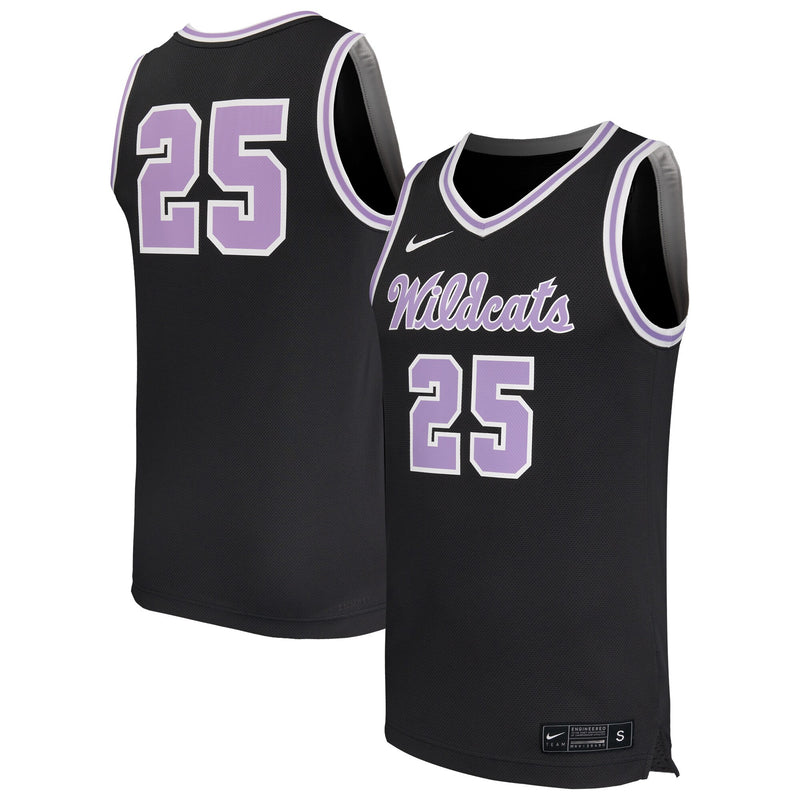 Kansas State Wildcats Basketball Jersey, Black Replica Sportswear Jersey Shirt, Sleeveless Athletic Tank Jersey, Casual Gift for Men