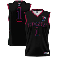 Pennsylvania Quakers Basketball Jersey, Black Lightweight Sportswear Jersey Shirt, Sleeveless Athletic Tank Jersey, Casual Gift for Men