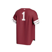 UChicago Maroons Baseball Jersey, Maroon Sportswear Jersey Shirt, Lightweight Breathable Athletic Jersey, Casual Gift for Men, Style 202497504