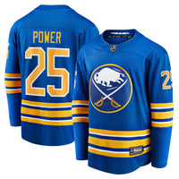 Owen Power Buffalo Sabres Hockey Jersey, Royal Breakaway Home Sportswear Jersey Shirt, Long Sleeve Hockey Sweater Jersey, Casual Gift for Men