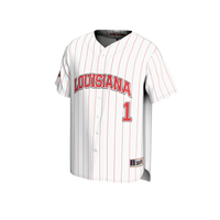 Louisiana Ragin' Cajuns Lightweight Baseball Jersey, White Sportswear Jersey Shirt, Lightweight Breathable Athletic Jersey, Casual Gift for Men