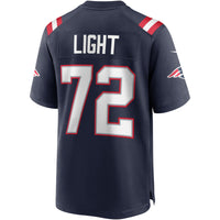Matt Light New England Patriots Football Jersey, Navy Game Sportswear Jersey Shirt, Lightweight Breathable Athletic Jersey, Casual Gift for Men