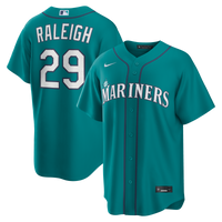 Cal Raleigh Seattle Mariners Baseball Jersey, Teal Replica Sportswear Jersey Shirt, Lightweight Breathable Athletic Jersey, Casual Gift for Men