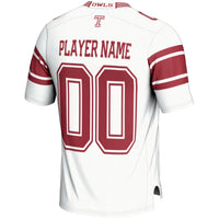 Temple Owls Football Jersey, White Sportswear Jersey Shirt, Lightweight Breathable Athletic Jersey, Casual Gift for Men, Style 200911212