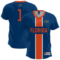 Florida Gators Soccer Jersey, Royal Fashion Lightweight Sportswear Jersey Shirt, Lightweight Breathable Athletic Jersey, Casual Gift for Men