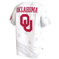 Oklahoma Sooners Baseball Jersey, White Fashion Lightweight Sportswear Jersey Shirt, Lightweight Breathable Athletic Jersey, Casual Gift for Men