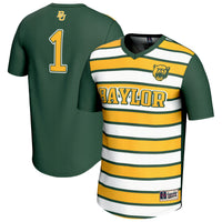 Baylor Bears Soccer Jersey, Green Fashion Lightweight Sportswear Jersey Shirt, Lightweight Breathable Athletic Jersey, Casual Gift for Men