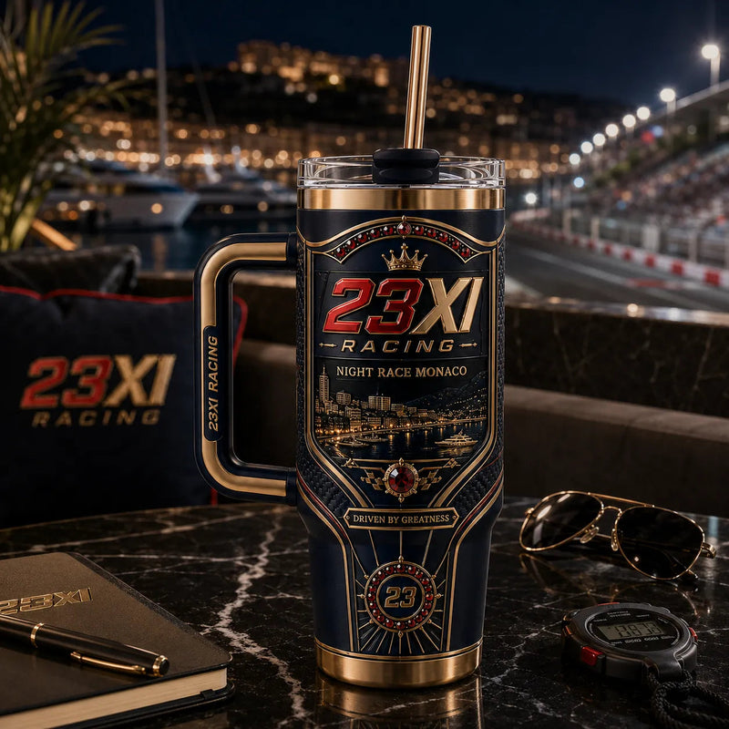 Monaco Nocturne - 23XI Gilded Crest Tumbler