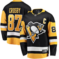 Sidney Crosby Pittsburgh Penguins Hockey Jersey, Black Breakaway Sportswear Jersey Shirt, Long Sleeve Hockey Sweater Jersey, Casual Gift for Men