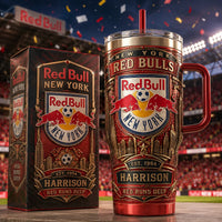 RBNY Heritage - Crest, Skyline and Gold Relief Tumbler